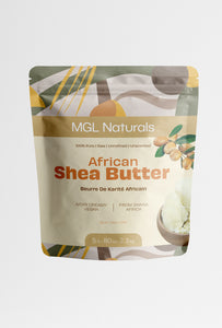 MGL Naturals Unrefined African Shea Butter 25 lb Ivory | White