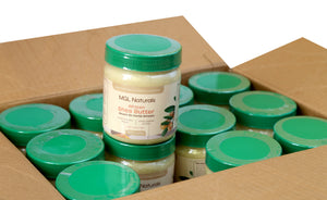 MGL Naturals Unrefined African Shea Butter 1 lb | 16oz Jars