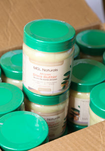 MGL Naturals Unrefined African Shea Butter 1 lb | 16oz Jars