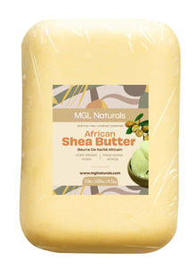 MGL Naturals Unrefined African Shea Butter 5lb Ivory | White