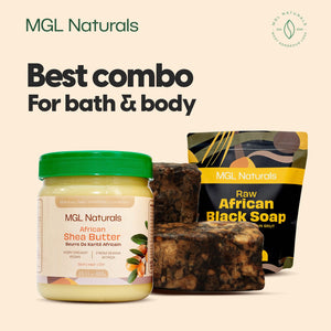 MGL Naturals Unrefined African Shea Butter 1 lb | 16oz Jars