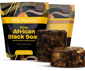 Raw African Black Soap